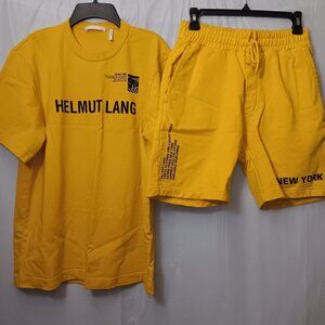 HELMUT LANG 2PC SHORTS SET